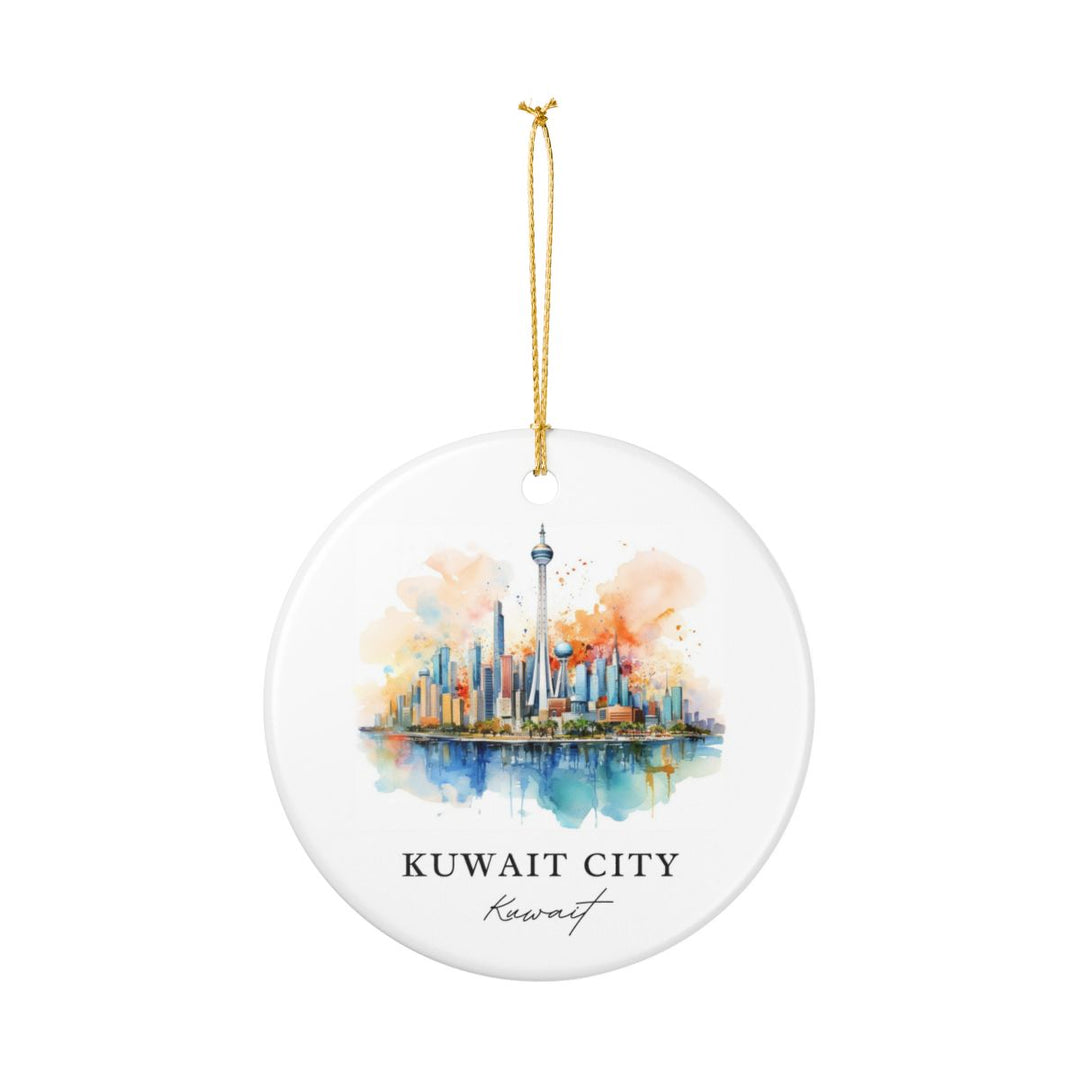 Kuwait City Kuwait Ornament: Unique Kuwait City Kuwait Souvenir, Kuwait City Kuwait Xmas Decor, and Authentic Kuwait City Kuwait Gift