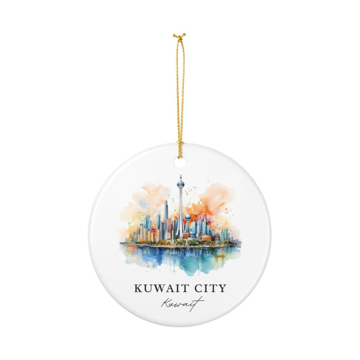 Kuwait City Kuwait Ornament: Unique Kuwait City Kuwait Souvenir, Kuwait City Kuwait Xmas Decor, and Authentic Kuwait City Kuwait Gift