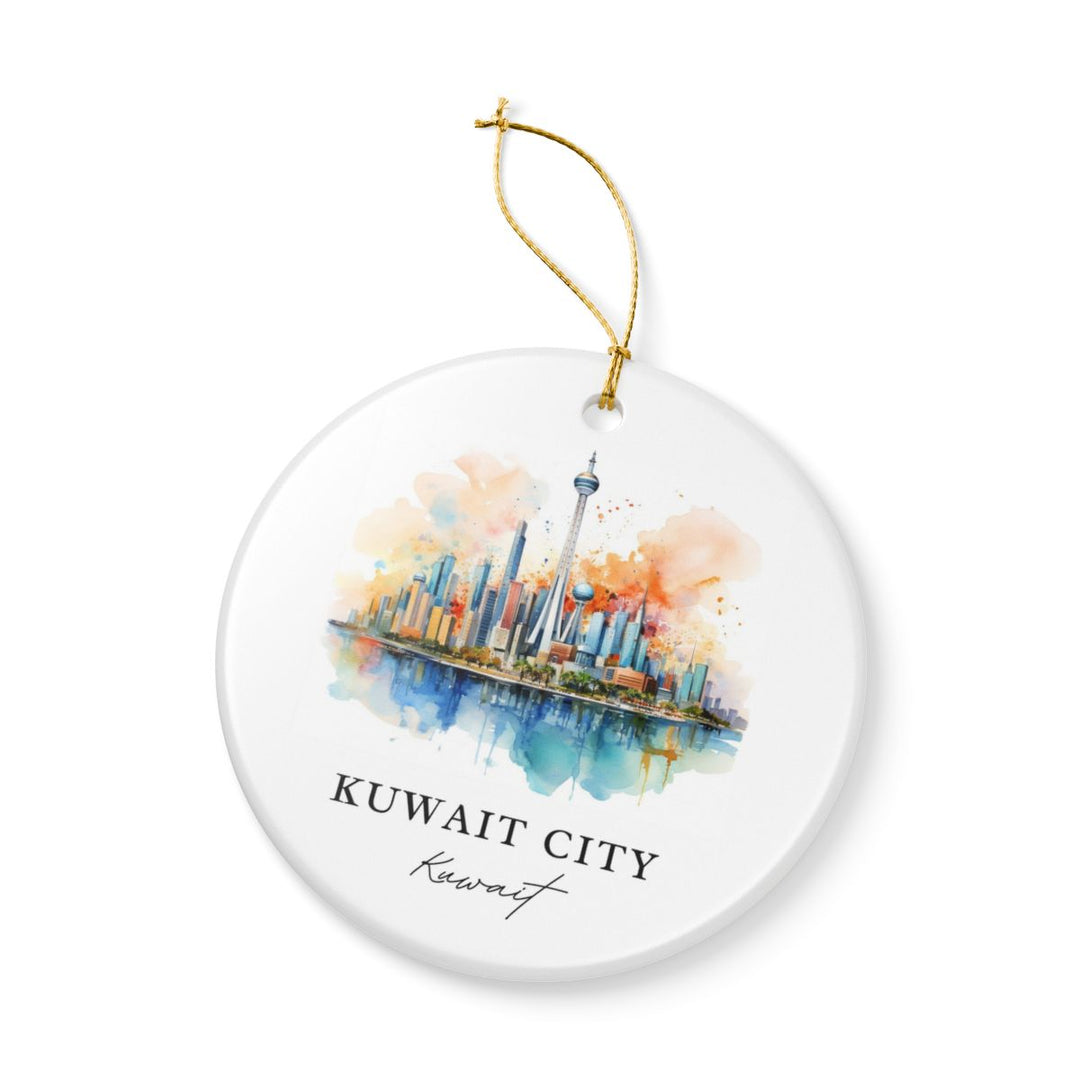 Kuwait City Kuwait Ornament: Unique Kuwait City Kuwait Souvenir, Kuwait City Kuwait Xmas Decor, and Authentic Kuwait City Kuwait Gift