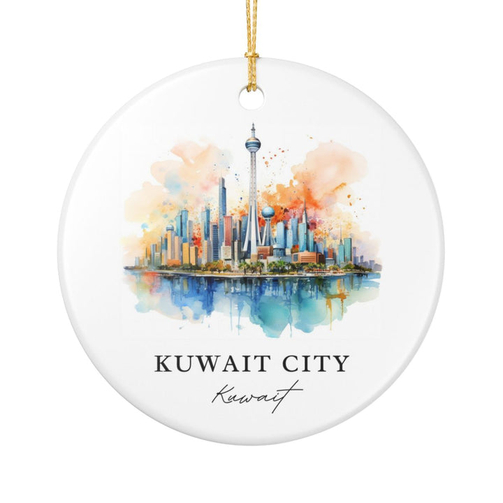 Kuwait City Kuwait Ornament: Unique Kuwait City Kuwait Souvenir, Kuwait City Kuwait Xmas Decor, and Authentic Kuwait City Kuwait Gift