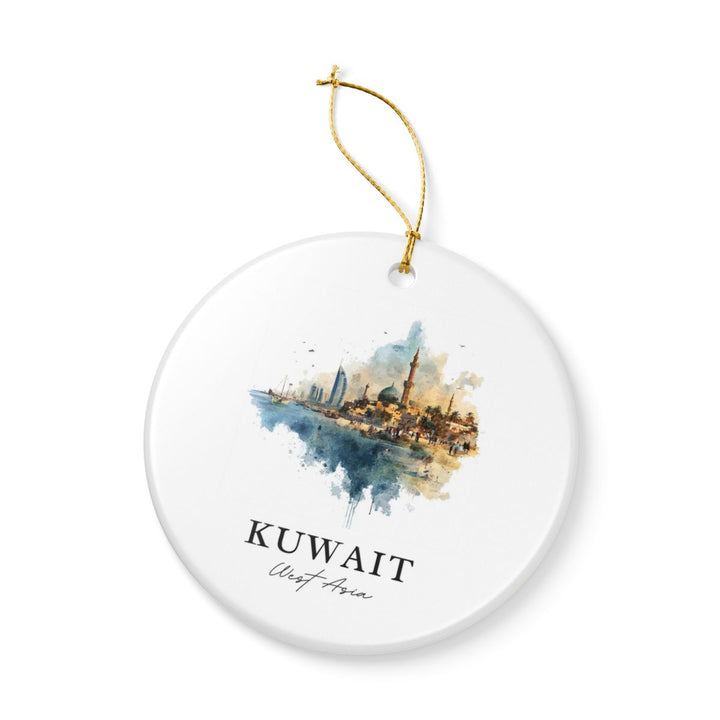 Kuwait Ornament: Unique Kuwait Souvenir, Kuwait Xmas Decor, and Authentic Kuwait Gift