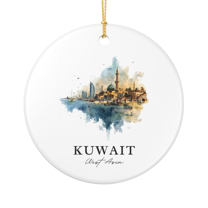 Kuwait Ornament: Unique Kuwait Souvenir, Kuwait Xmas Decor, and Authentic Kuwait Gift