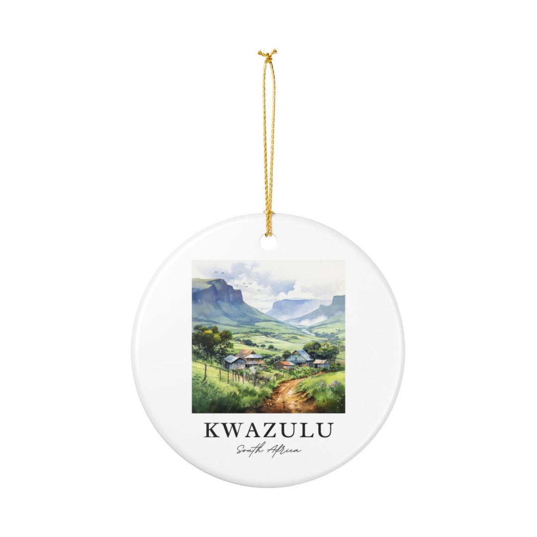 Kwazulu Natal South Africa Ornament: Unique Kwazulu Natal Souvenir, Kwazulu Natal South Africa Xmas Decor, and Authentic Kwazulu Natal Gift