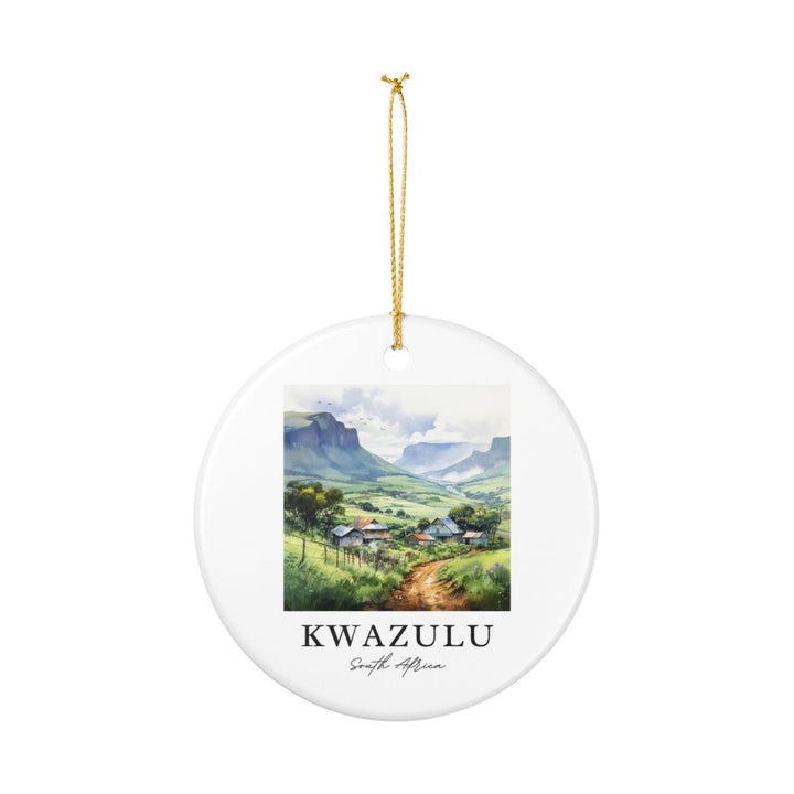 Kwazulu Natal South Africa Ornament: Unique Kwazulu Natal Souvenir, Kwazulu Natal South Africa Xmas Decor, and Authentic Kwazulu Natal Gift