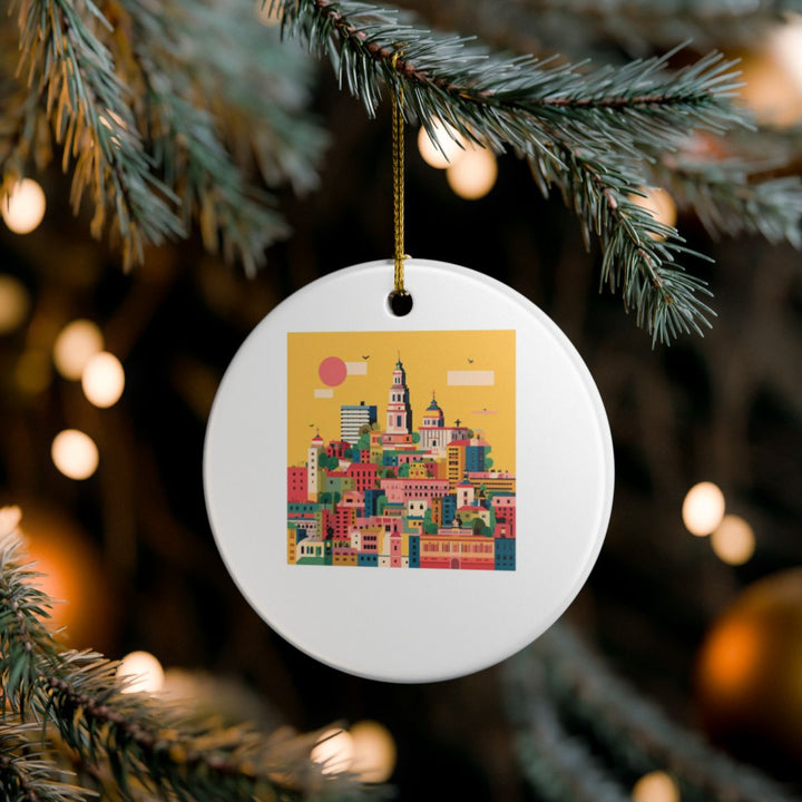 Kyiv Ukraine Ornament: Unique Kyiv Souvenir, Kyiv Ukraine Xmas Decor, and Authentic Kyiv Gift