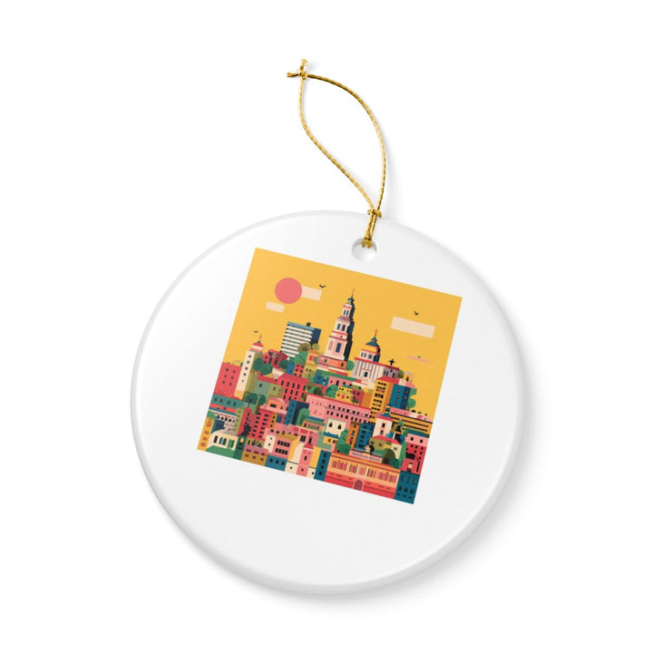 Kyiv Ukraine Ornament: Unique Kyiv Souvenir, Kyiv Ukraine Xmas Decor, and Authentic Kyiv Gift