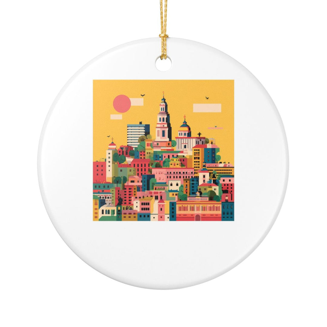 Kyiv Ukraine Ornament: Unique Kyiv Souvenir, Kyiv Ukraine Xmas Decor, and Authentic Kyiv Gift