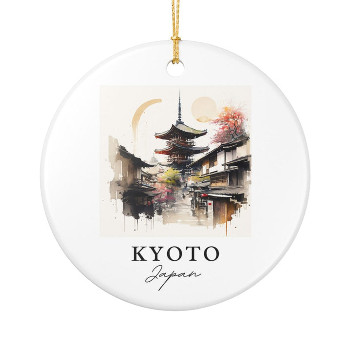 Kyoto Japan Ornament: Unique Kyoto Souvenir, Kyoto Japan Xmas Decor, and Authentic Kyoto Gift