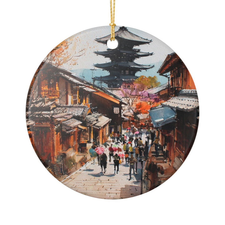 Kyoto Japan Ornament: Unique Kyoto Souvenir, Kyoto Japan Xmas Decor, and Authentic Kyoto Gift