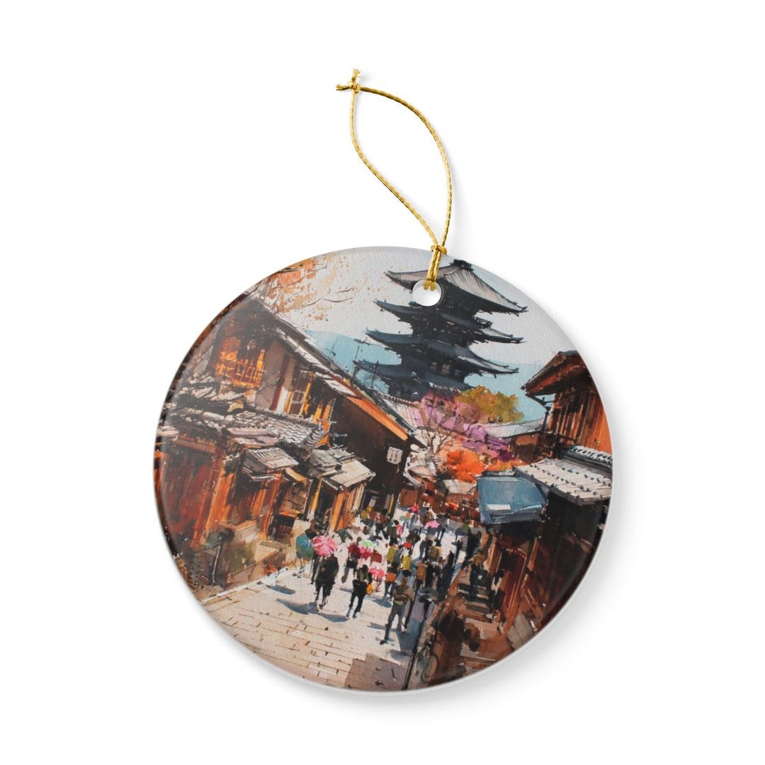Kyoto Japan Ornament: Unique Kyoto Souvenir, Kyoto Japan Xmas Decor, and Authentic Kyoto Gift