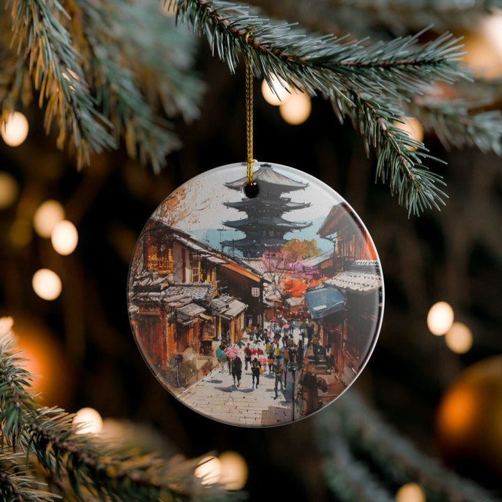 Kyoto Japan Ornament: Unique Kyoto Souvenir, Kyoto Japan Xmas Decor, and Authentic Kyoto Gift