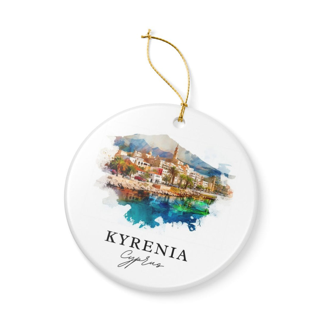 Kyrenia Cyprus Ornament: Unique Kyrenia Souvenir, Kyrenia Cyprus Xmas Decor, and Authentic Kyrenia Gift