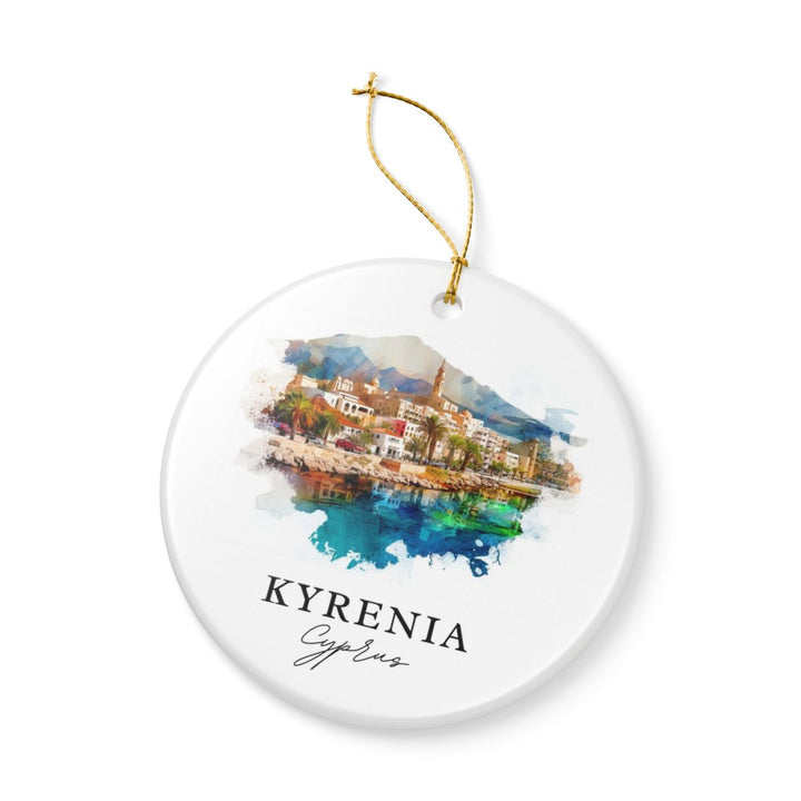 Kyrenia Cyprus Ornament: Unique Kyrenia Souvenir, Kyrenia Cyprus Xmas Decor, and Authentic Kyrenia Gift