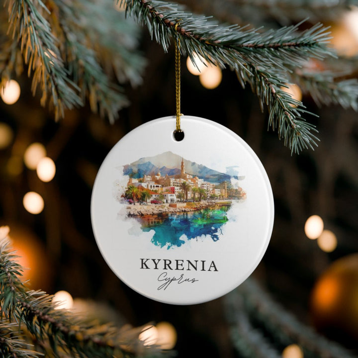 Kyrenia Cyprus Ornament: Unique Kyrenia Souvenir, Kyrenia Cyprus Xmas Decor, and Authentic Kyrenia Gift