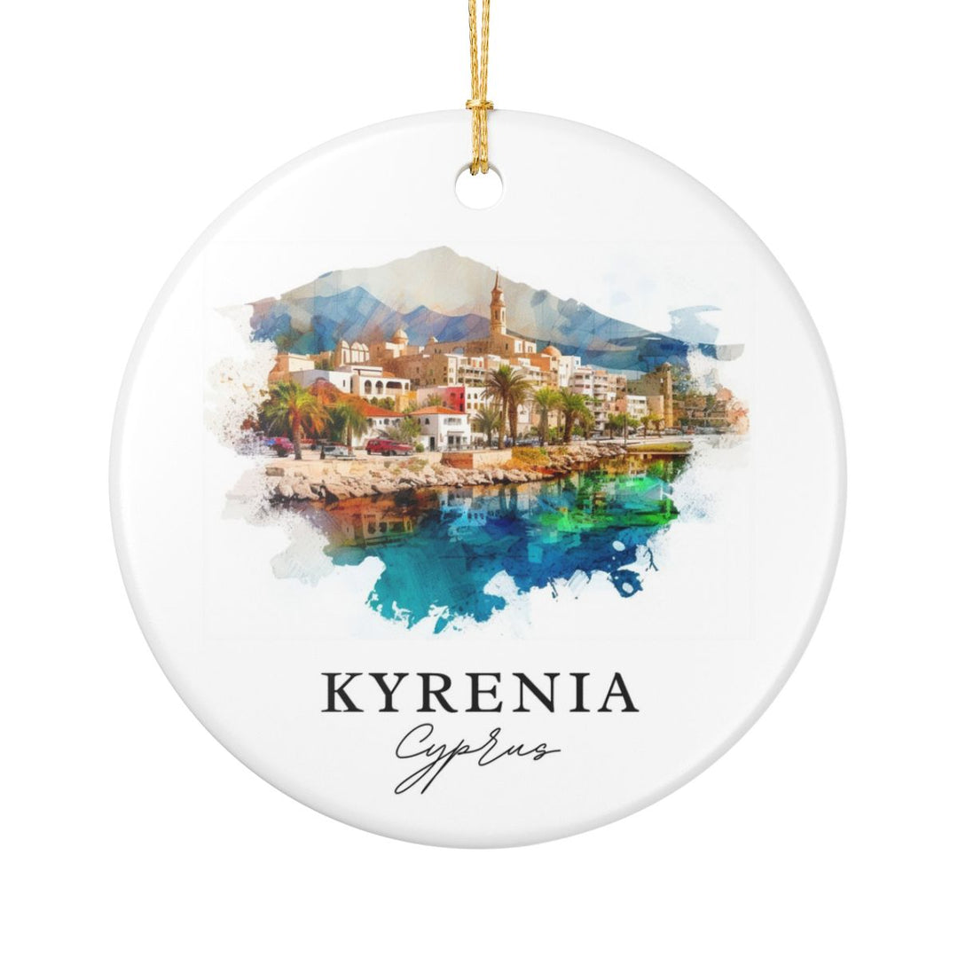 Kyrenia Cyprus Ornament: Unique Kyrenia Souvenir, Kyrenia Cyprus Xmas Decor, and Authentic Kyrenia Gift