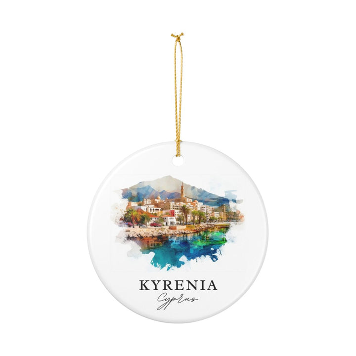 Kyrenia Cyprus Ornament: Unique Kyrenia Souvenir, Kyrenia Cyprus Xmas Decor, and Authentic Kyrenia Gift