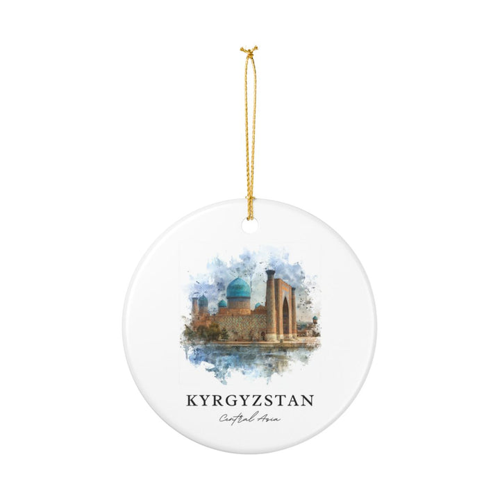 Kyrgyzstan Ornament: Unique Kyrgyzstan Souvenir, Kyrgyzstan Xmas Decor, and Authentic Kyrgyzstan Gift