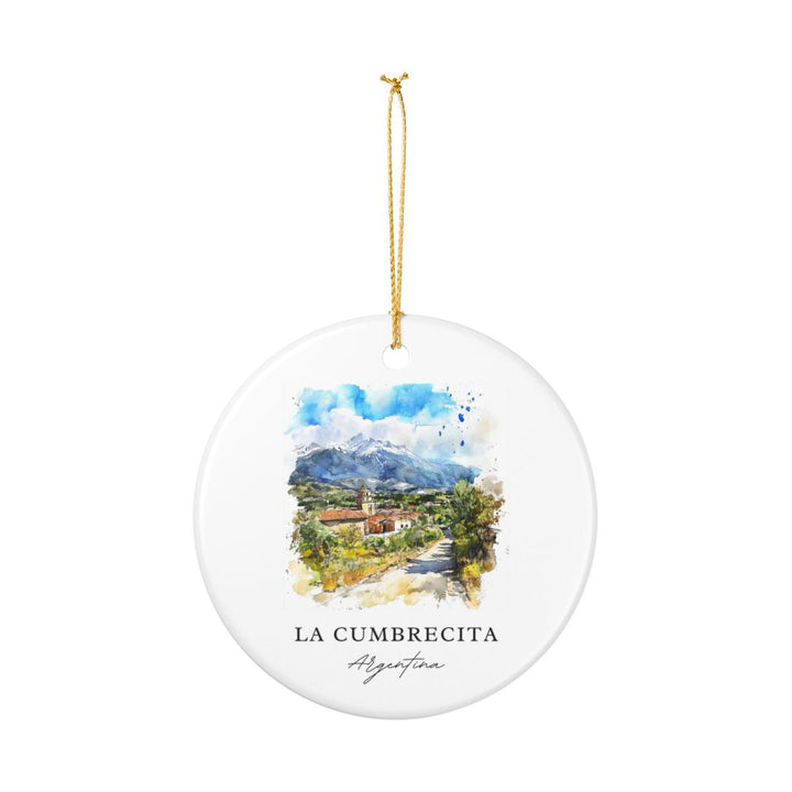 La Cumbrecita Argentina Ornament: Unique La Cumbrecita Souvenir, La Cumbrecita Argentina Xmas Decor, and Authentic La Cumbrecita Gift