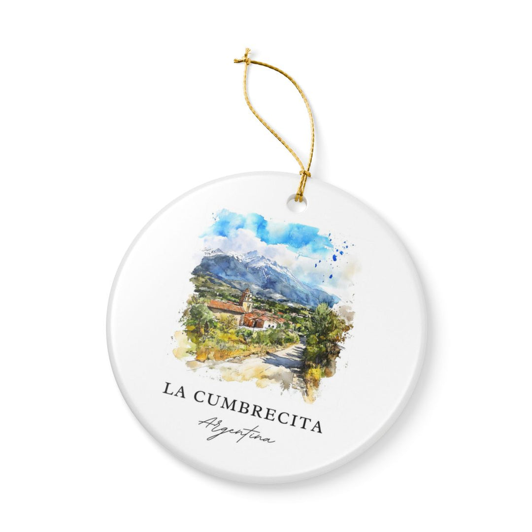 La Cumbrecita Argentina Ornament: Unique La Cumbrecita Souvenir, La Cumbrecita Argentina Xmas Decor, and Authentic La Cumbrecita Gift