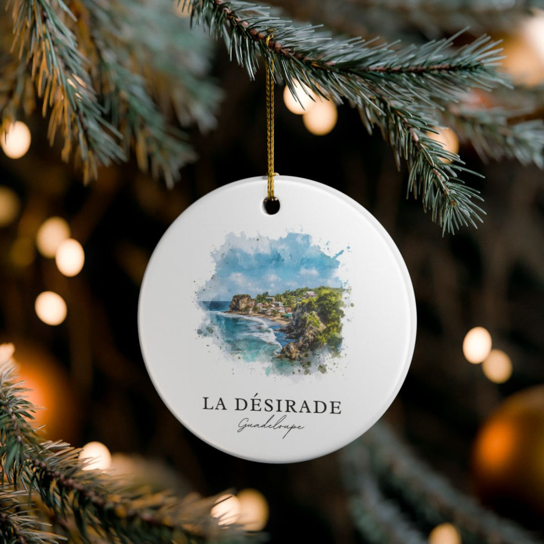 La Désirade Guadeloupe Ornament: Unique la Désirade Guadeloupe Souvenir, la Désirade Guadeloupe Xmas Decor, and Authentic la Désirade Guadeloupe Gift