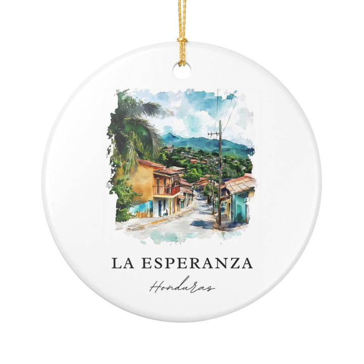 La Esperanza Honduras Ornament: Unique la Esperanza Honduras Souvenir, la Esperanza Honduras Xmas Decor, and Authentic la Esperanza Honduras Gift