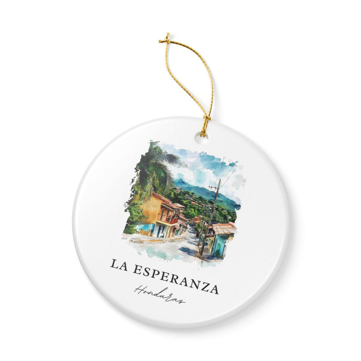 La Esperanza Honduras Ornament: Unique la Esperanza Honduras Souvenir, la Esperanza Honduras Xmas Decor, and Authentic la Esperanza Honduras Gift