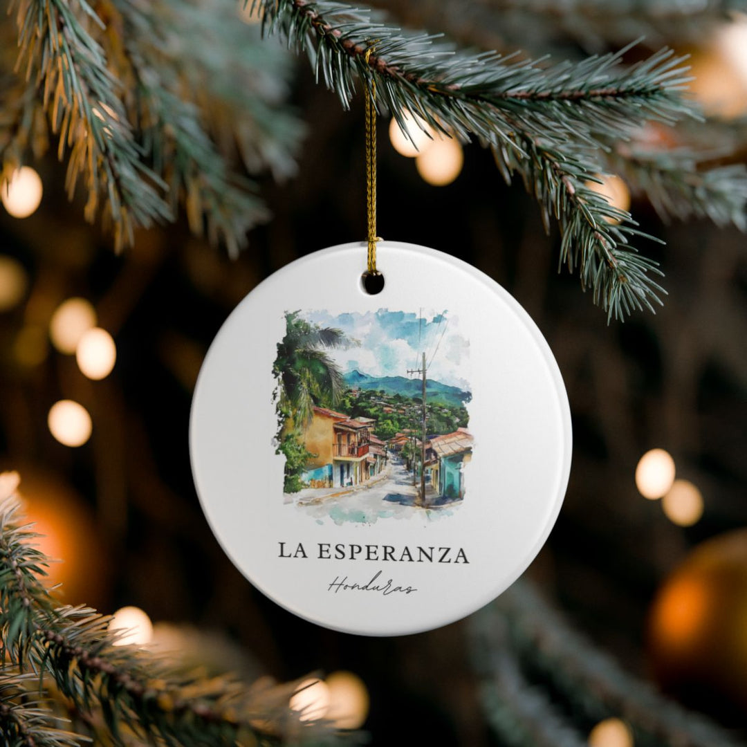 La Esperanza Honduras Ornament: Unique la Esperanza Honduras Souvenir, la Esperanza Honduras Xmas Decor, and Authentic la Esperanza Honduras Gift