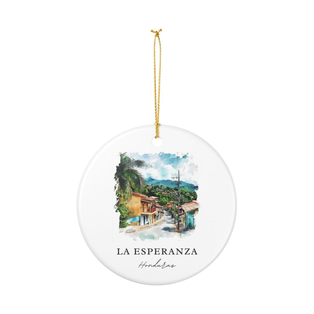 La Esperanza Honduras Ornament: Unique la Esperanza Honduras Souvenir, la Esperanza Honduras Xmas Decor, and Authentic la Esperanza Honduras Gift