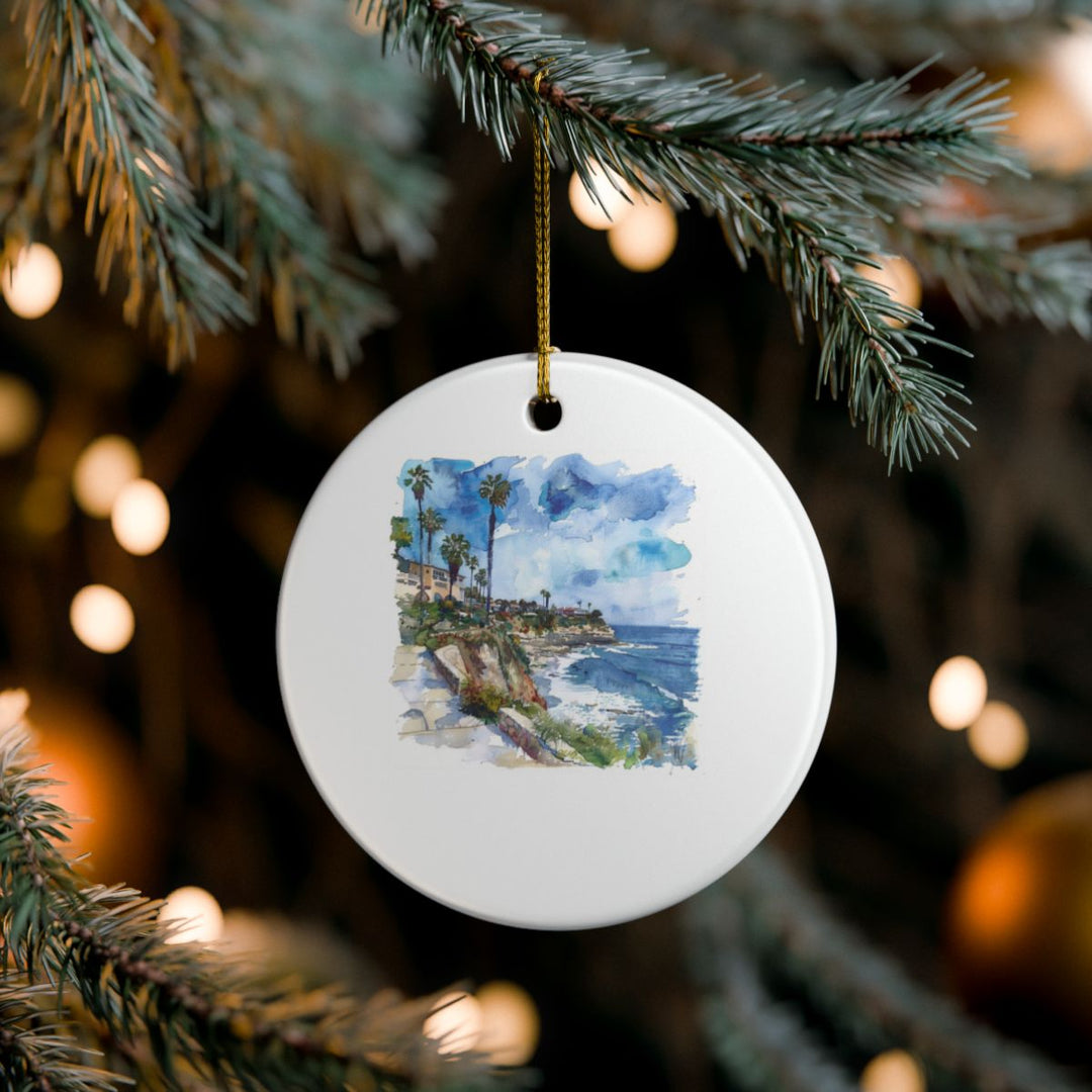 LA Jolla USA Ornament: Unique LA Jolla Souvenir, LA Jolla USA Xmas Decor, and Authentic LA Jolla Gift
