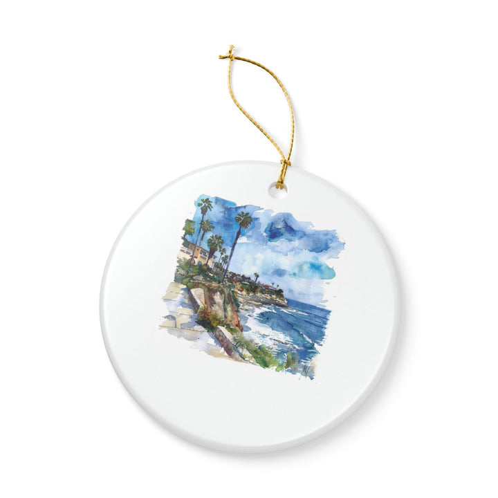 LA Jolla USA Ornament: Unique LA Jolla Souvenir, LA Jolla USA Xmas Decor, and Authentic LA Jolla Gift