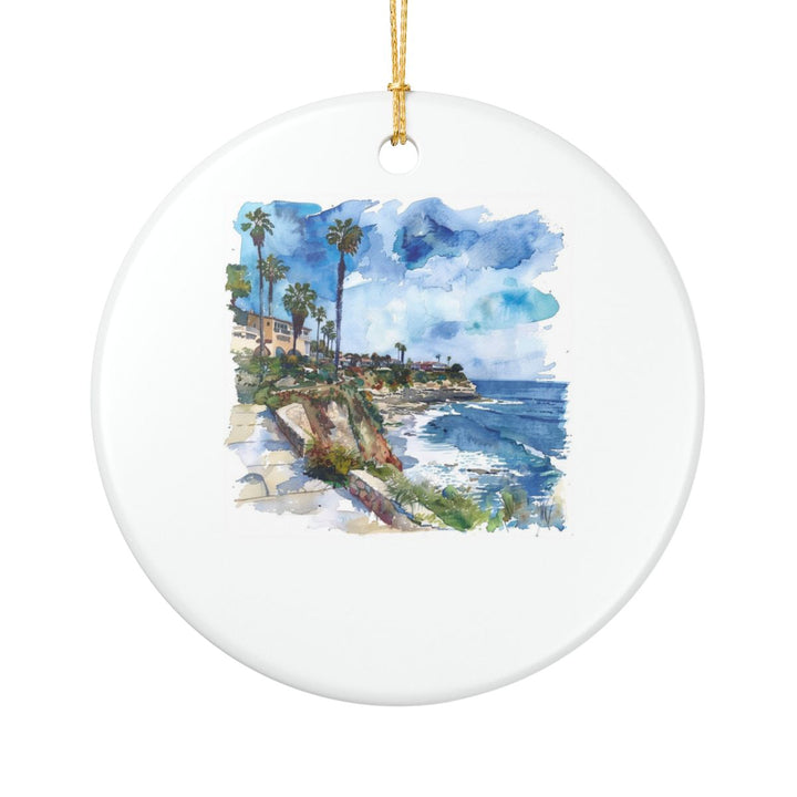 LA Jolla USA Ornament: Unique LA Jolla Souvenir, LA Jolla USA Xmas Decor, and Authentic LA Jolla Gift