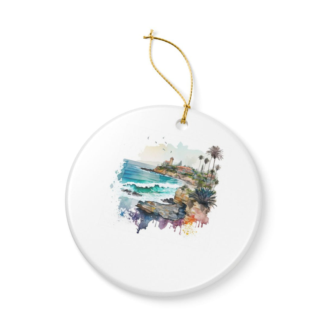 LA Jolla USA Ornament: Unique LA Jolla Souvenir, LA Jolla USA Xmas Decor, and Authentic LA Jolla Gift