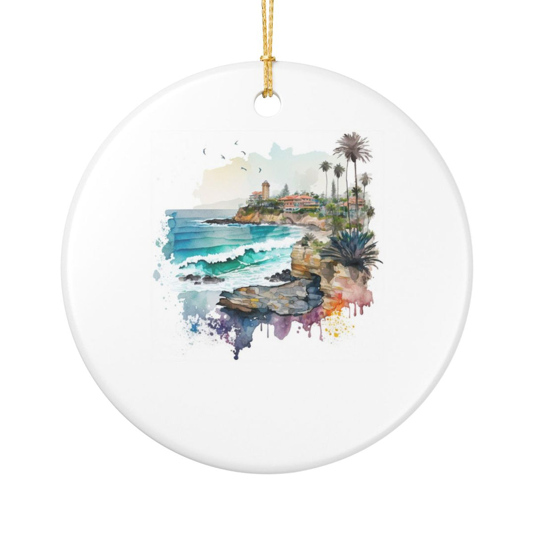 LA Jolla USA Ornament: Unique LA Jolla Souvenir, LA Jolla USA Xmas Decor, and Authentic LA Jolla Gift