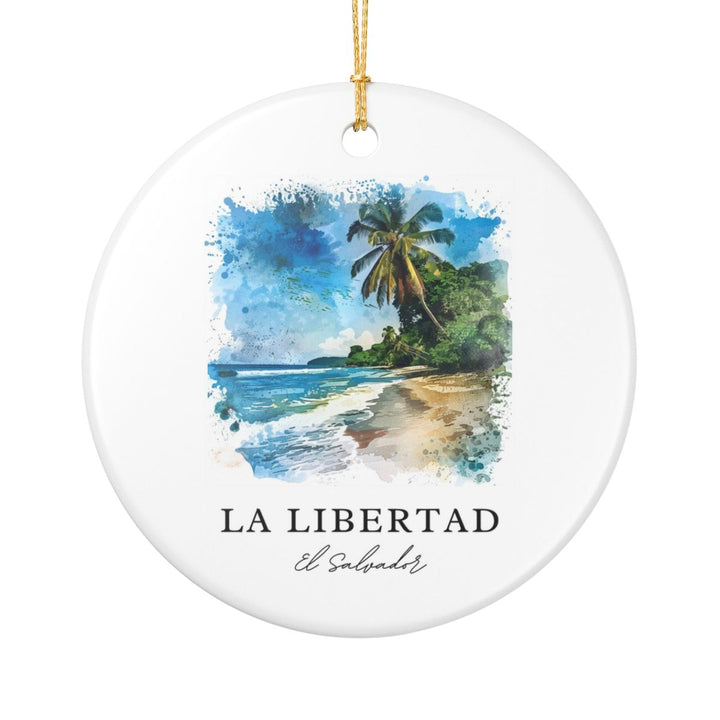 La Libertad El Salvador Ornament: Unique la Libertad El Salvador Souvenir, la Libertad El Salvador Xmas Decor