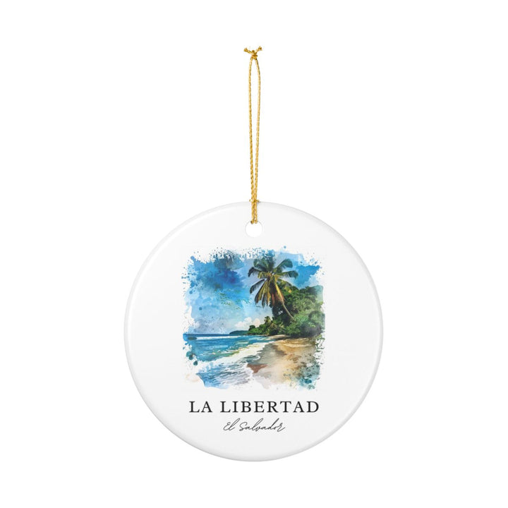 La Libertad El Salvador Ornament: Unique la Libertad El Salvador Souvenir, la Libertad El Salvador Xmas Decor