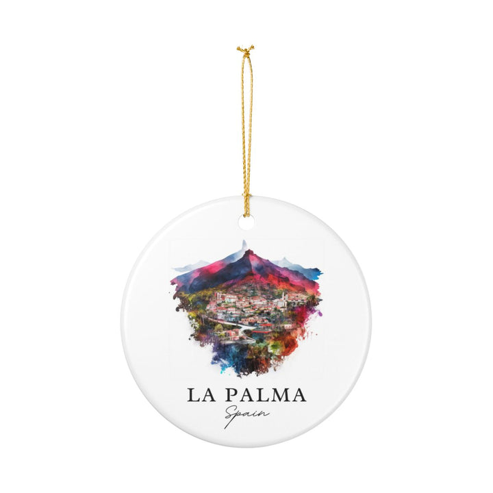 La Palma Spain Ornament: Unique La Palma Souvenir, La Palma Spain Xmas Decor, and Authentic La Palma Gift
