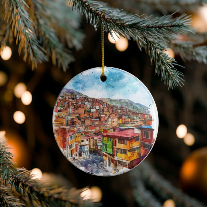 La Paz Bolivia Ornament: Unique La Paz Souvenir, La Paz Bolivia Xmas Decor, and Authentic La Paz Gift