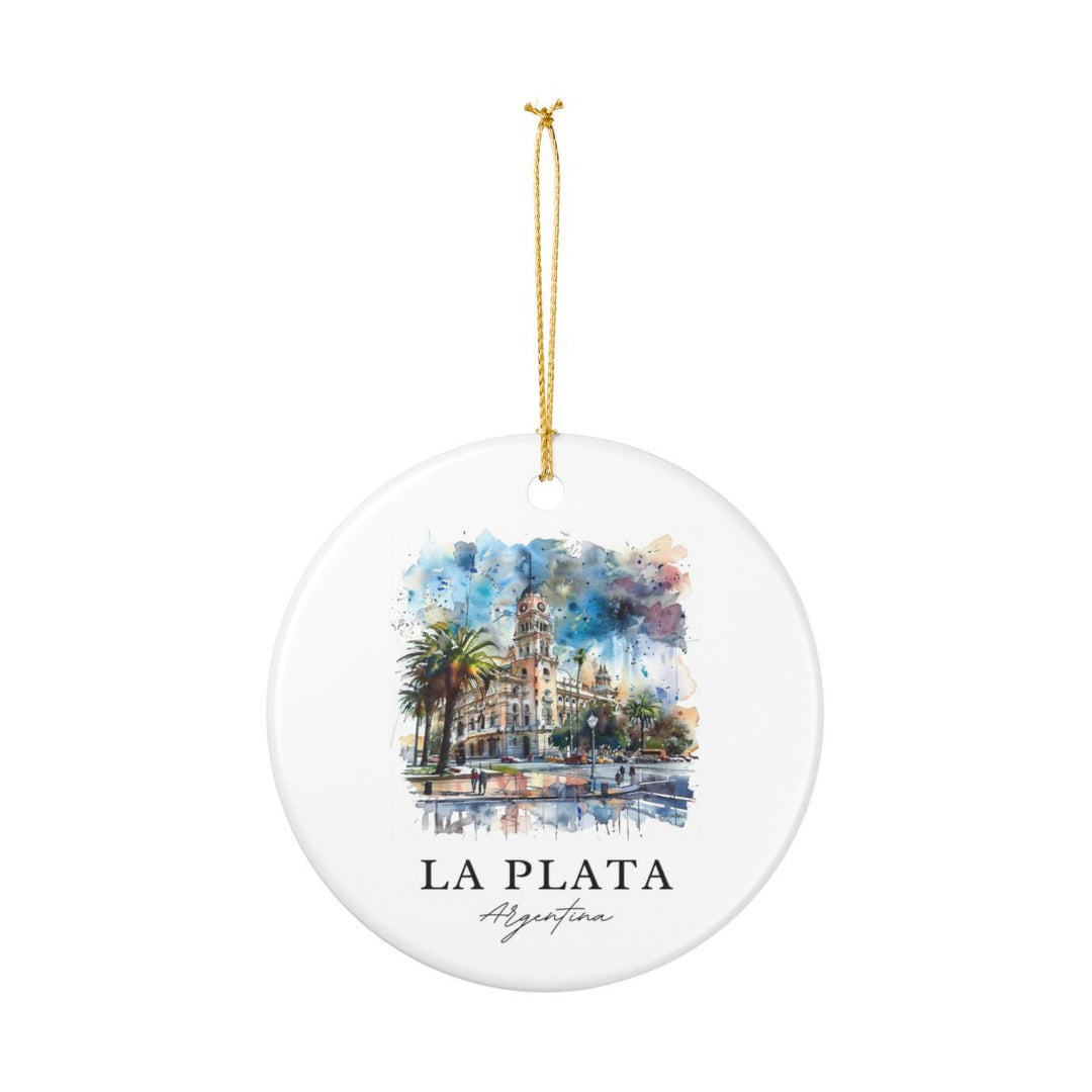 LA Plata Argentina Ornament: Unique LA Plata Argentina Souvenir, LA Plata Argentina Xmas Decor, and Authentic LA Plata Argentina Gift