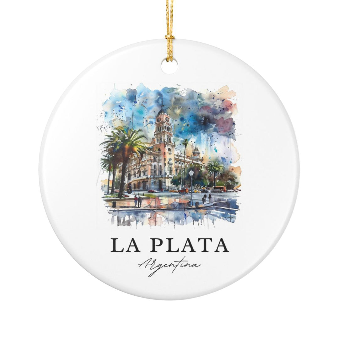 LA Plata Argentina Ornament: Unique LA Plata Argentina Souvenir, LA Plata Argentina Xmas Decor, and Authentic LA Plata Argentina Gift
