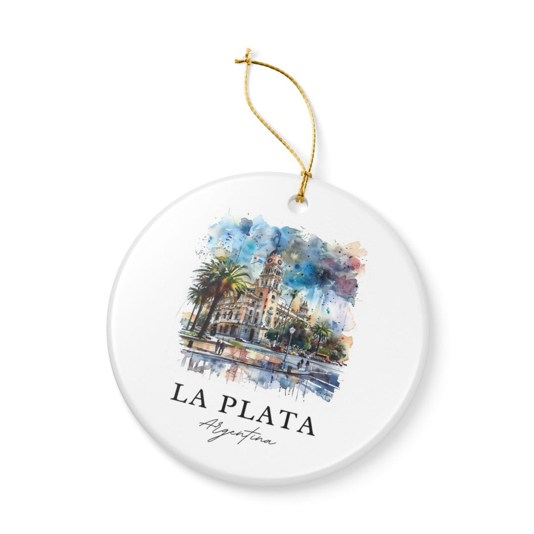 LA Plata Argentina Ornament: Unique LA Plata Argentina Souvenir, LA Plata Argentina Xmas Decor, and Authentic LA Plata Argentina Gift
