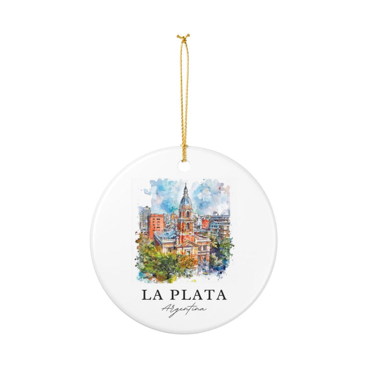 LA Plata Argentina Ornament: Unique LA Plata Argentina Souvenir, LA Plata Argentina Xmas Decor, and Authentic LA Plata Argentina Gift