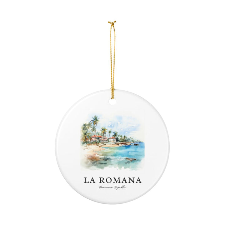 La Romana Dominican Republic Ornament: Unique la Romana Dominican Republic Souvenir, la Romana Dominican Republic Xmas Decor