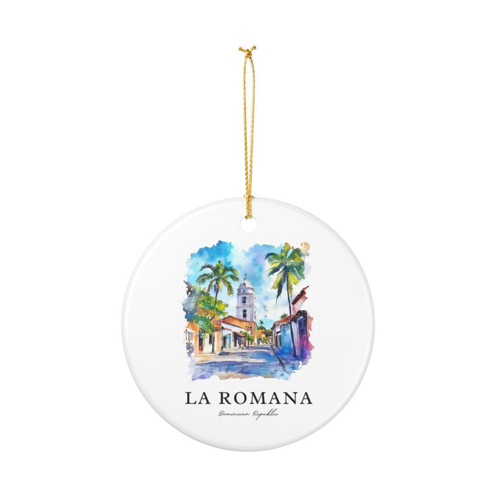La Romana Dominican Republic Ornament: Unique la Romana Dominican Republic Souvenir, la Romana Dominican Republic Xmas Decor