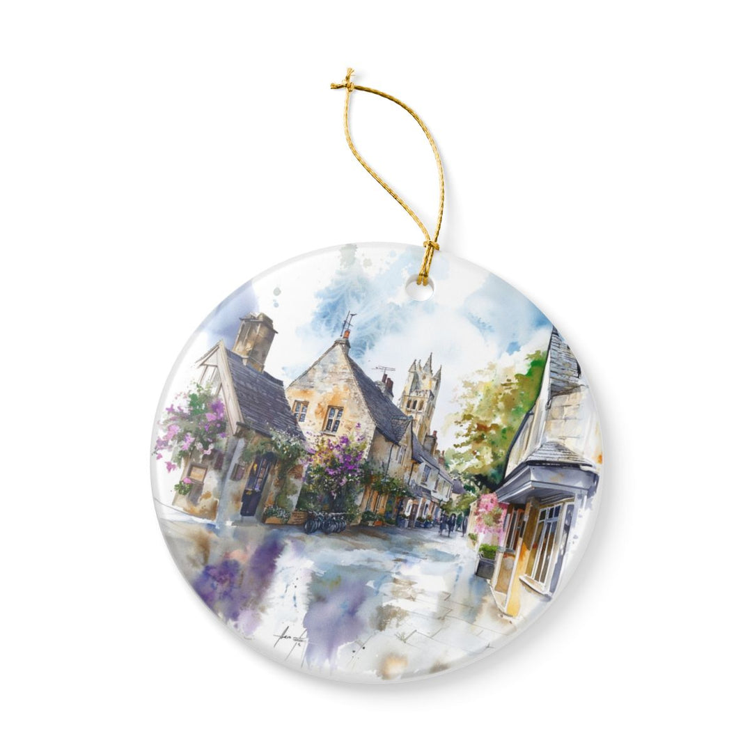 Lacock England Ornament: Unique Lacock Souvenir, Lacock England Xmas Decor, and Authentic Lacock Gift
