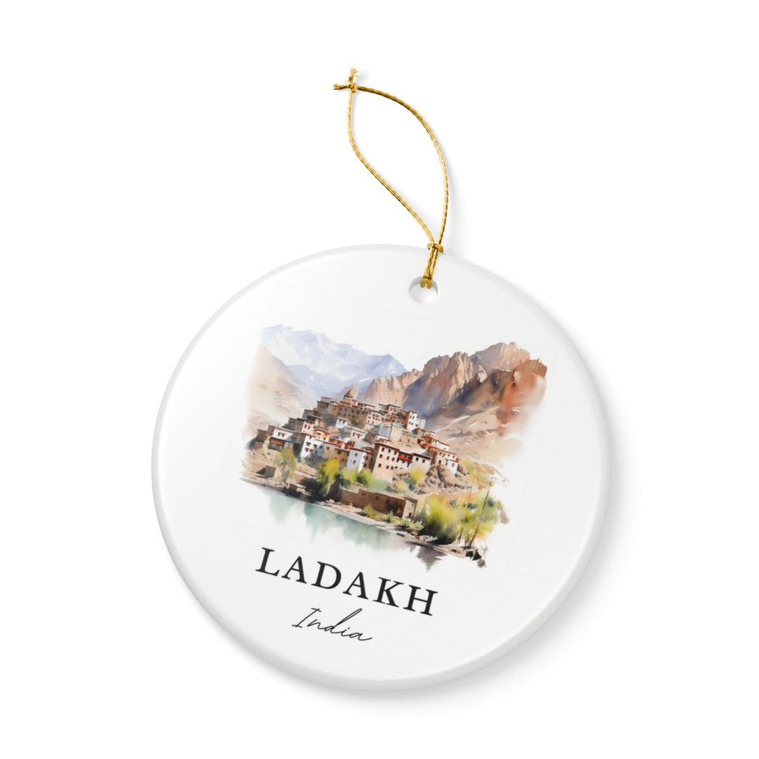 Ladakh India Ornament: Unique Ladakh Souvenir, Ladakh India Xmas Decor, and Authentic Ladakh Gift