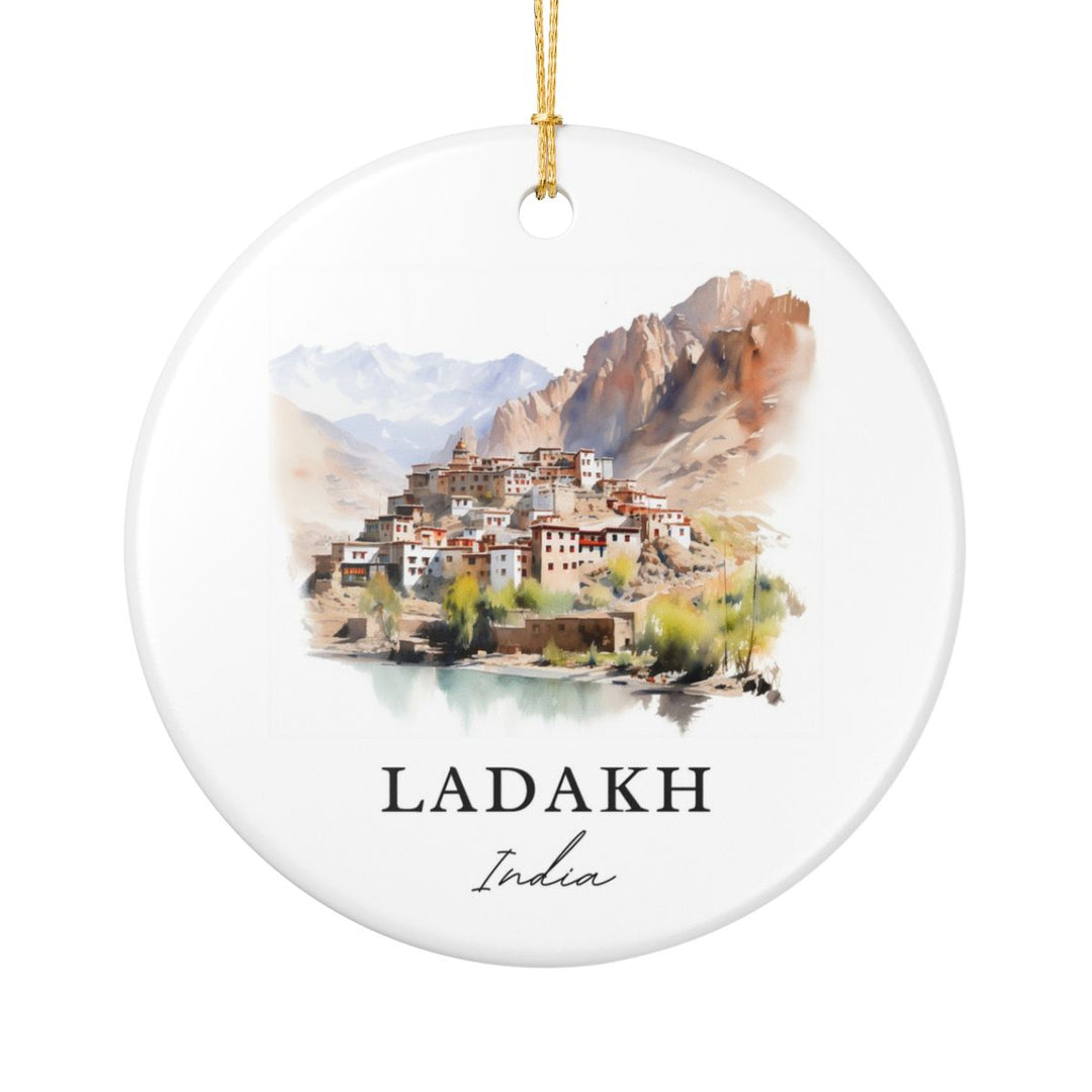 Ladakh India Ornament: Unique Ladakh Souvenir, Ladakh India Xmas Decor, and Authentic Ladakh Gift