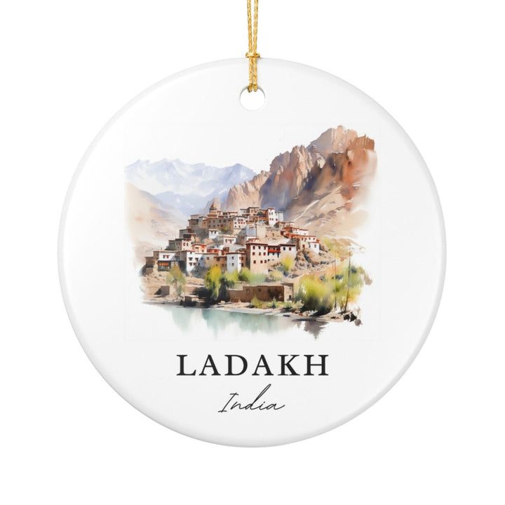 Ladakh India Ornament: Unique Ladakh Souvenir, Ladakh India Xmas Decor, and Authentic Ladakh Gift