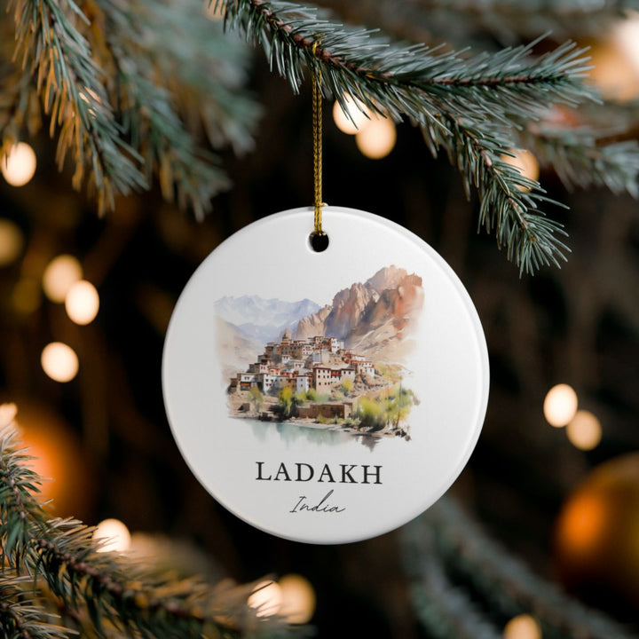 Ladakh India Ornament: Unique Ladakh Souvenir, Ladakh India Xmas Decor, and Authentic Ladakh Gift