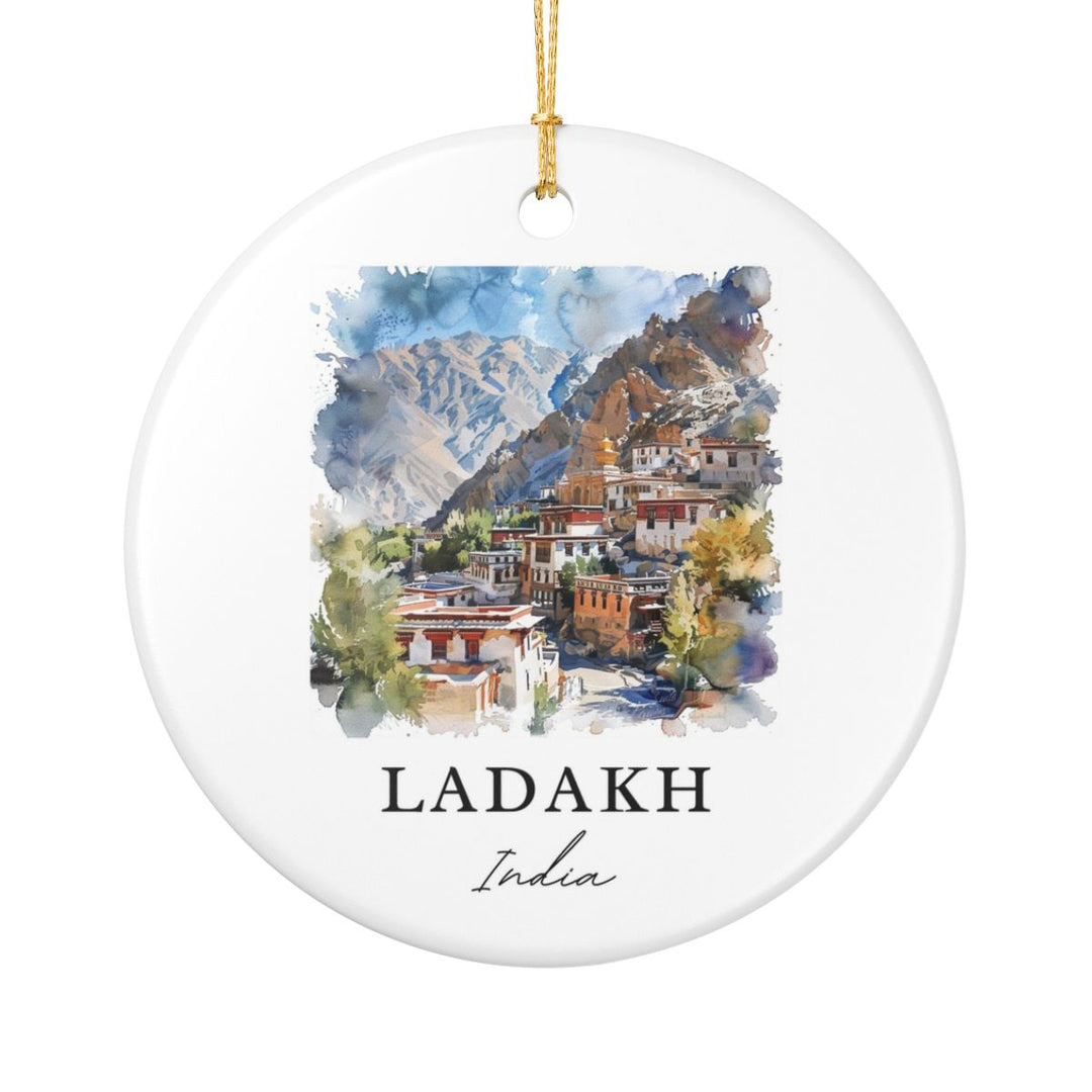 Ladakh India Ornament: Unique Ladakh Souvenir, Ladakh India Xmas Decor, and Authentic Ladakh Gift