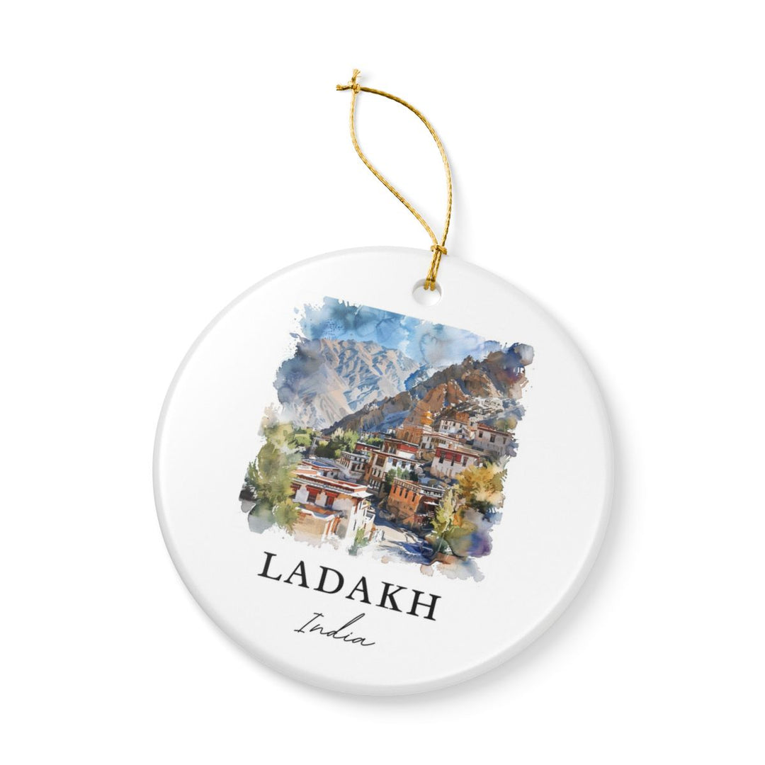 Ladakh India Ornament: Unique Ladakh Souvenir, Ladakh India Xmas Decor, and Authentic Ladakh Gift